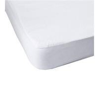Protège matelas anti-acariens imperméable molleton 100% coton 2x80x200 Blanc, Blanc G