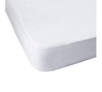 Protège matelas anti-acariens imperméable molleton 100% coton 90x200 - Blanc - SweetNight