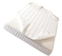 Protège Matelas avec Fermeture 140x190/90x200 Drap Housse De Matelas Intégrale 160x200 140x200 Respirant - Alèse Qualité Supérieure Matelassé Personnalisable Protege(Blanc,160x200x25cm)