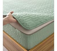 Protege Matelas avec Fermeture Eclair 60/70/80/140/160x190 Housse de Matelas Intégrale Demenagement Matelassé à Cinq Côtés Protège-Matelas Enveloppements Respirant Alèse Drap-Housse (70X190+20cm,A)