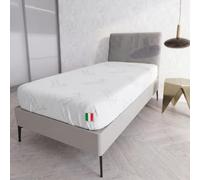 Protège-Matelas avec Fibre de Bamboo Une Place et demie 120 x 200 cm - Made in Italy - Protège-Matelas avec élastique Tout Autour - Lavable