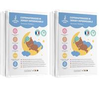 Protège Matelas Bebe 70x140 Imperméable pour Lit Bébé | Alèse Matelas Drap Housse Facile à Installer | Surmatelas Imperméable Lavable en Machine | Oeko Tex sans Produits Chimiques | Garantie 10 Ans