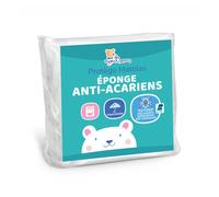 Protège matelas bébé anti acariens - alèse imperméable blanc 70X140