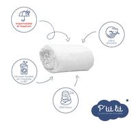 Protège Matelas Bébé - P'TIT LIT - Bamboo - Imperméable - Viscose Douce - Sans traitement chimique