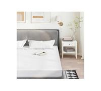 Vidaxl Protège-Matelas Blanc 100x200 Cm Imperméable Blanc