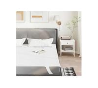 vidaXL Protège-Matelas Blanc 120x220 cm imperméable, Drap de lit, literie, Housse de Drap-Housse, Drap-Housse, Housse de Matelas, Housse de surmatelas