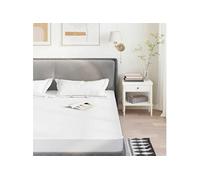 vidaXL Protège-matelas blanc 140x190 cm imperméable
