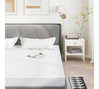 Protège-matelas blanc 140x190 cm imperméable drap de lit literie vidaXL
