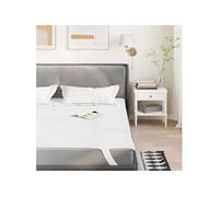vidaXL Protège-matelas Drap de lit Housse Blanc Imperméable 200x220 cm