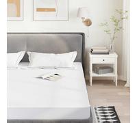 Protège-matelas blanc 90x190 cm imperméable drap de lit literie vidaXL