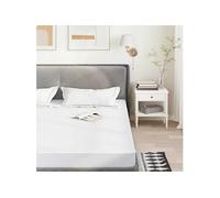 vidaXL Protège-matelas imperméable – Blanc 90x220 cm