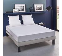 Bultex - Protège Matelas Bultex Coton Doux - Bonnet Extensible 20 à 30 cm 140x190 - - Blanc - Uni