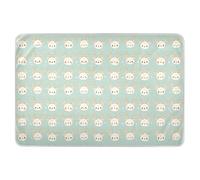 Protège-matelas chic réutilisable extra large avec visage de renne pour tout-petit, très absorbant, matelas de voyage antidérapant pour l'énurésie du lit des enfants, 132,1 x 86,4 cm (L x l)