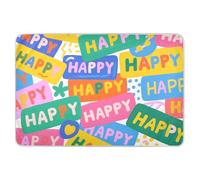 Protège-matelas coloré motif dessin animé Happy Modern extra large réutilisable pour tout-petits résistant à l'eau matelas d'apprentissage de la propreté matelas de voyage respirant pour enfants