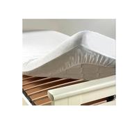 Douceur d'Intérieur Protège-matelas Ponny AA 30 – Éponge PEVA Anti-acariens Blanc 140x190 cm