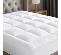 Protège-matelas en forme de nuage 100 % coton pour soulager les maux de dos, respirant et naturellement rafraîchissant pour ceux qui dorment au chaud