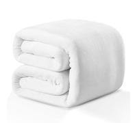 Protège-Matelas en Tissu éponge Ultra Doux, Respirant et imperméable pour lit Simple - Hypoallergénique - 190 x 122 x 25 cm - Blanc