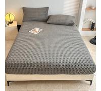 Protège-matelas en velours doux pour lit simple/grand lit/king size, 90 x 200 cm, avec poche profonde - Lavable - Pour dortoir et hôtel - Solution de sommeil confortable
