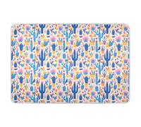 Protège-matelas extra large réutilisable motif cactus exotique pour tout-petit, tapis à langer, tapis à langer anti-lèvres pour nourrisson et bébé, 132,1 x 86,4 cm (L x l)