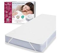 Protège Matelas Imperméable 140 x 200 x 40 cm PATAYA - Alèse Coton Respirant Oeko-Tex, Drap Housse Élastique 4 Coins, Anti-Acarien Hypoallergénique, Lavable 90 C, Bébé Adulte