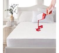 Protege Matelas Impermeable 140x190/200cm Hauteur 30cm Drap Housse Hypoallergenique, Hautement Respirant,Anti-Retrecissement,Nouvelle Generation: Protection Contre Acarien et Bacterien Blanc