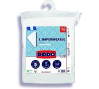 Protège matelas imperméable - 140x190 cm - Coton/Polyester - Anti punaise de lit