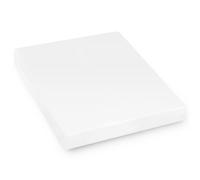 Protège matelas imperméable 180x220 cm bonnet 50cm ARNON molleton 100% coton contrecollé polyuréthane