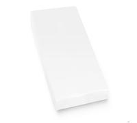 Protège matelas imperméable 70x190 cm bonnet 30cm ARNON molleton 100% coton contrecollé polyuréthane