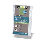 Protège Matelas Imperméable Anti Bactérien & Anti Odeurs 160x200 cm - Traitement Sanitized® Actifresh Multi Actions - Clair de Nuit