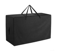 Protège-matelas imperméable en tissu Oxford 210D pour lit d'invité, camping, voyage, noir (101,6 x 45,7 x 71,1 cm)