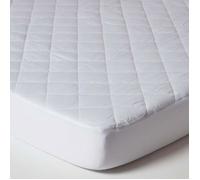 Protège-matelas imperméable et matelassé - HOMESCAPES - 160x200 cm - Hypoallergénique - Lavable