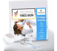 Protège-Matelas Imperméable et Respirant 160x220 | Housse Hypoallergénique | Protection Optimale | Anti-Bactérien, Anti-Acarien et Anti-Moisissure | Couverture de Matelas Hygiénique 160 x 220 cm