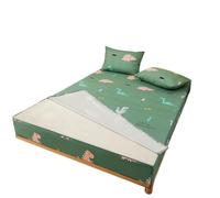 Protege Matelas ImperméAble Housse de matelas imperméable imprimée avec fermeture éclair, drap-housse de lit tout compris à 6 côtés, protège-matelas amovible et respirant(Color 04,200X200X25cm 1Pc)