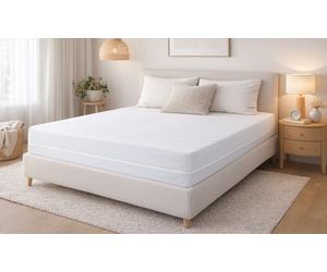 Protège-matelas imperméable intégral Quiétude anti-punaises : 160 x 200 cm