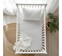 Protège-matelas imperméable, respirant et anti-acariens pour berceau. Drap housse 100 % coton. Fabriqué en Espagne. Dimensions : 60 x 120 cm, hauteur réglable de 12 cm avec élastique sur le pourtour.