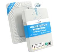 Protège-Matelas imperméable, Respirant, hypoallergénique, 160 x 200 cm