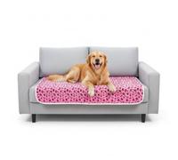 Protège-matelas lavable et imperméable - 145 × 90 cm - Motif léopard - Panier pour chien - Coussin pour chien - Banc - Protection de lit - Tapis de jeu - Culotte d'incontinence
