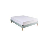 Protège matelas molleton 100% coton bio - bonnet 27 cm 110x200