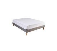 Protège matelas molleton 100% coton - bonnet 27 cm 200x210