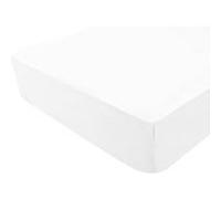 Protège matelas molleton 140x190 cm CUMIN blanc Blanc G