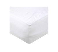 Protège-matelas molleton coton imperméable blanc 140x190/200 cm
