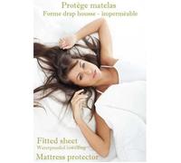 Protège Matelas - Nuit De France - Iris1 - 180x200 Cm - Bonnet 28 Cm - Anti-Acarien Imperméable Multicolore