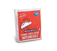 Protège matelas - SWEET NIGHT - 90x190 cm - Bouclette en Coton - Imperméable - Absorbant