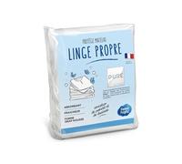 Protège Matelas - SWEET NIGHT - Linge Propre - 160x200 cm - Molleton 100% Coton - Absorbant