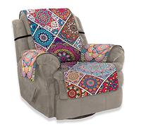 Protège Matelassé Canapé, Morbuy Très Doux Dessus ou Protège Fauteuil Sofa Décoratif ou Pare-Poussière Protection Sofa Décoration Doux (Style Unique,Bohême)