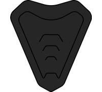 Protège menton Air Intake Noir mat Casque Airoh Commander Taille L