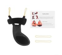 Protège-menton en coton doux pour violon de 1/8 à 4/4 Noir 1/2-1/4