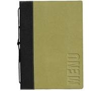 Securit Protège-menu Simili-cuir Gamme Tendance A4 – 1 double insert (4 pages A4)