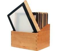 Protège-menus - Securit - A4 - Bois - 20 pièces - Noir