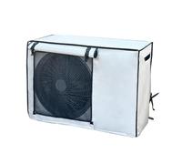 Protege Moteur Clim, Housse Pompe A Chaleur, avec Boucle Fixe, Tissu Oxford, Protection Solaire, Imperméable et Résistante à la Neige(100x43x80cm/39.3x16.9x31.5in)